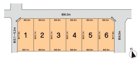 区画図／間取り