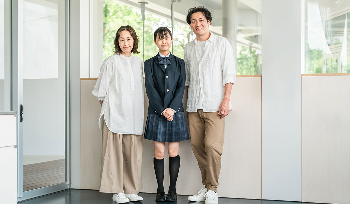 想定家族構成：40代のご夫婦、お子様