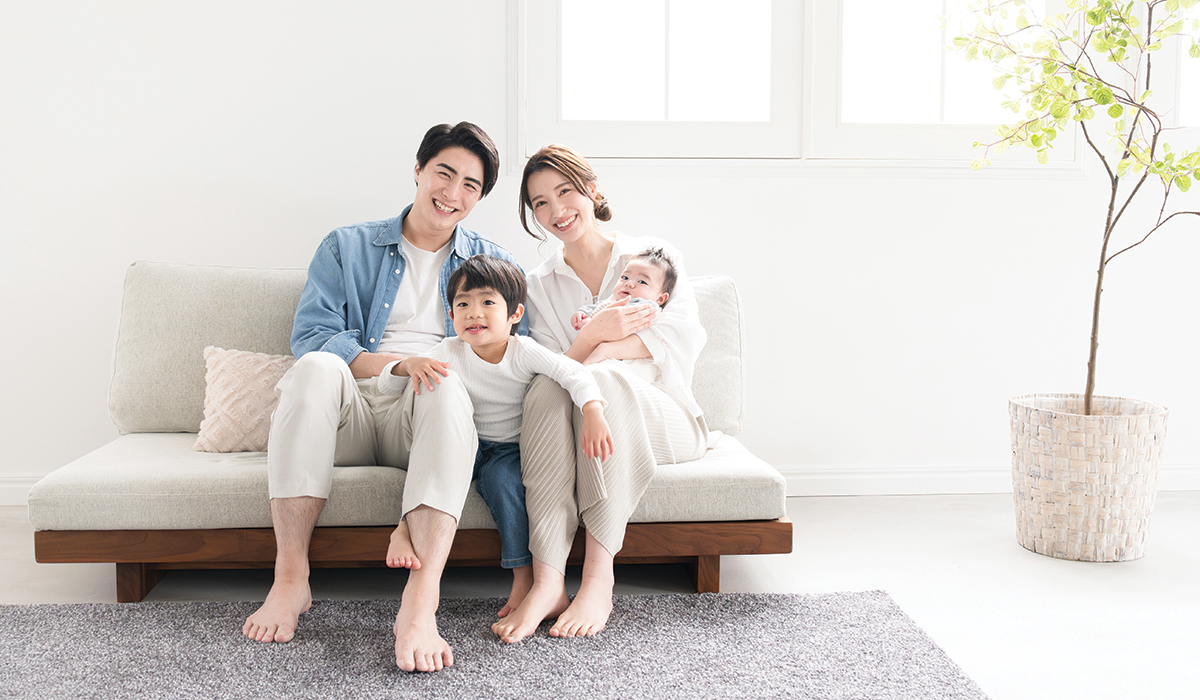 想定家族構成：30代のご夫婦、お子様