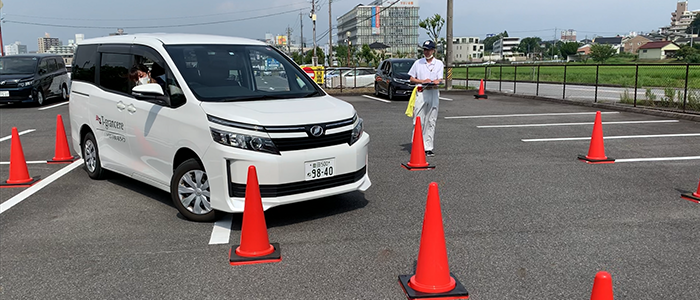 体験型交通安全教育を社内で実施