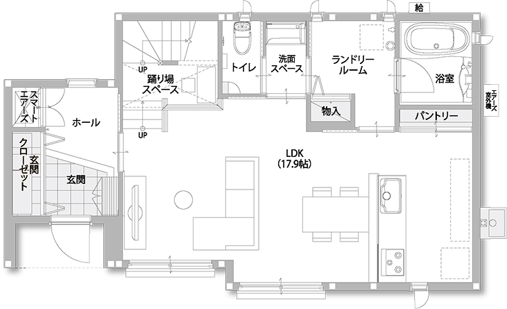 1階間取り