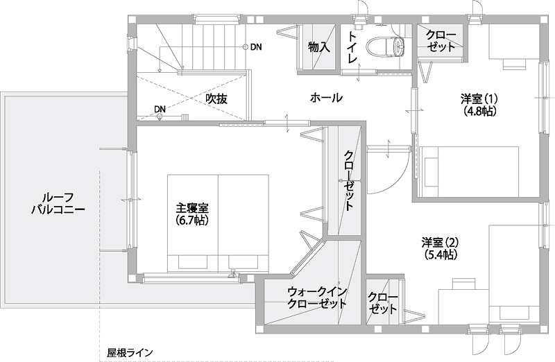 2階間取り